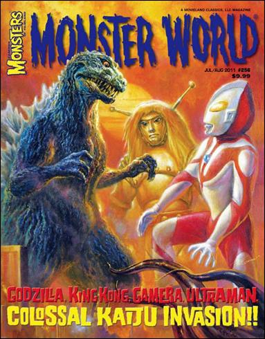 Famous Monsters of Filmland issue 256-B Kaiju Newsstand Cover