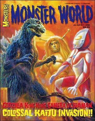 Famous Monsters of Filmland issue 256-B Kaiju Newsstand Cover