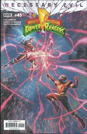 Mighty Morphin Power Rangers issue 45 Jamal Campbell Cover
