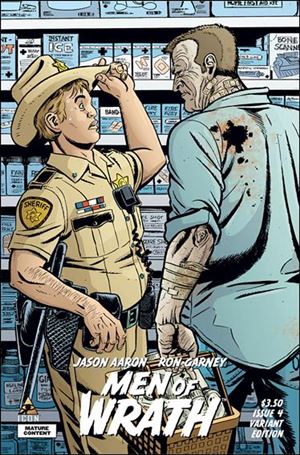 Men of Wrath issue 4-B David Lapham Cover