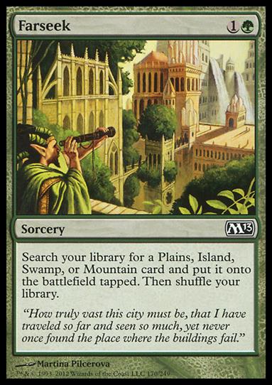 Magic the Gathering: 2013 Core Set (Base Set) card 170 Farseek