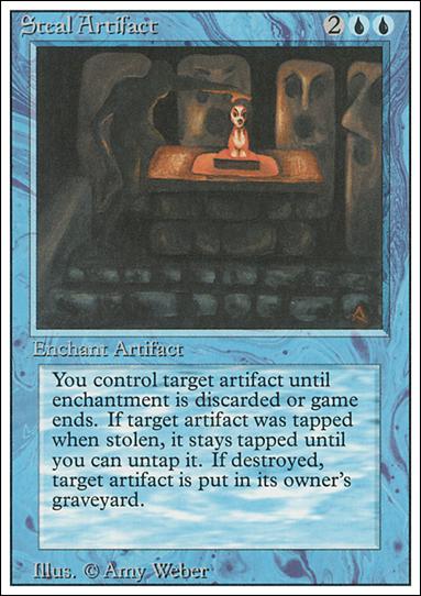 Magic the Gathering: Revised (Base Set) card 84 Steal Artifact