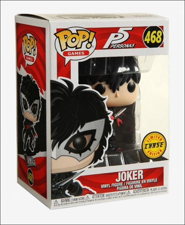 POP! Games figure 468-B Joker (Unmasked Chase)