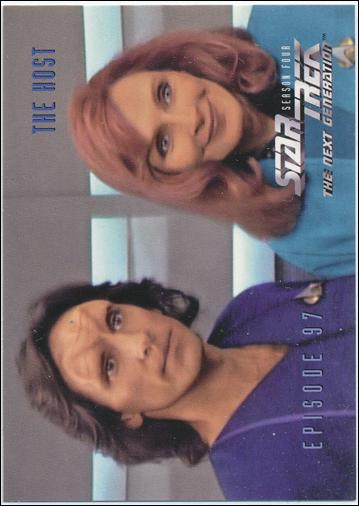 Star Trek: The Next Generation - The Episode Collection Season Four (Base Set) card 388 The Host, Episode 97A