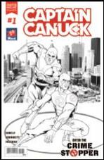 Captain Canuck and the Crime Stopper issue 1-C Richard Comely Colouring Cover 1/500