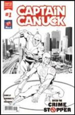 Captain Canuck and the Crime Stopper issue 1-C Richard Comely Colouring Cover 1/500