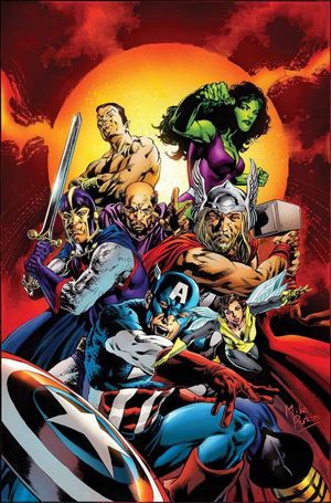 She-Hulk (2018) issue 161-B Mike Perkins Avengers Cover