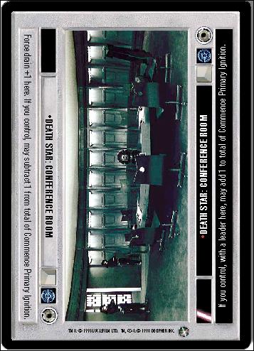 Star Wars: A New Hope Limited (Base Set) card 62 Death Star: Conference Room
