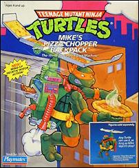 Teenage Mutant Ninja Turtles (1988) Vehicles and Playsets figure 37 Mike's Pizza Chopper Backpack