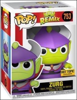 POP! Disney figure 753-B Zurg (Alien Remix) (Metallic) Hot Topic Exclusive
