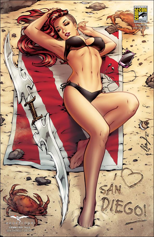 Grimm Fairy Tales 2016 Swimsuit Special issue nn-D Elias Chatzoudis San Diego Comic-Con Cover 1/250