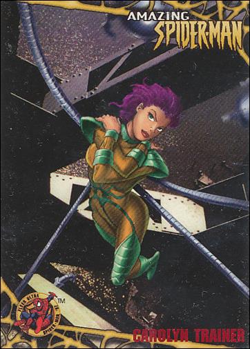 1997 Fleer Ultra Spider-Man (Base Set Red) card 42 Carolyn Trainer