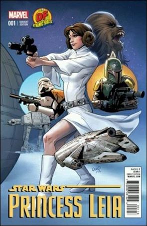 Princess Leia issue 1-X Greg Land Dynamic Forces Cover