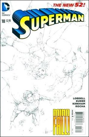Superman (2011) issue 18-B 1:25 Sketch Cover