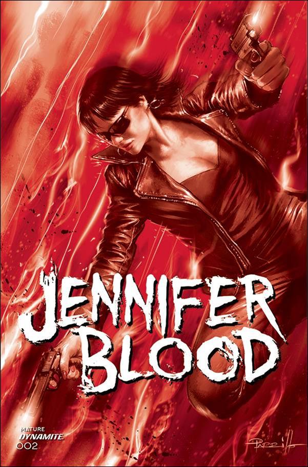 Jennifer Blood (2021) issue 2-G Lucio Parrillo 1:10 Red Tint Cover