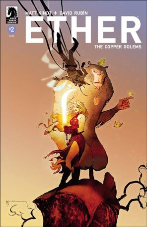 Ether: The Copper Golems issue 2-B Bill Sienkiewicz Cover