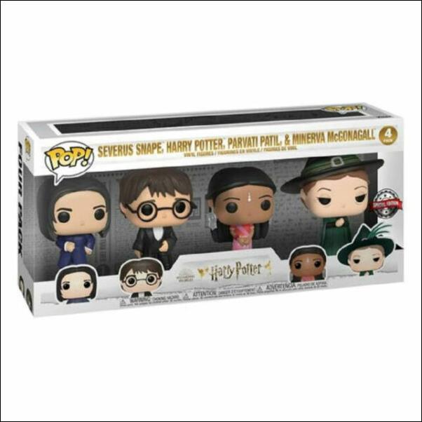 Pop! Harry Potter Multi-Packs figure nn7 Snape, Potter, Patil & McGonagall (4 Pack)