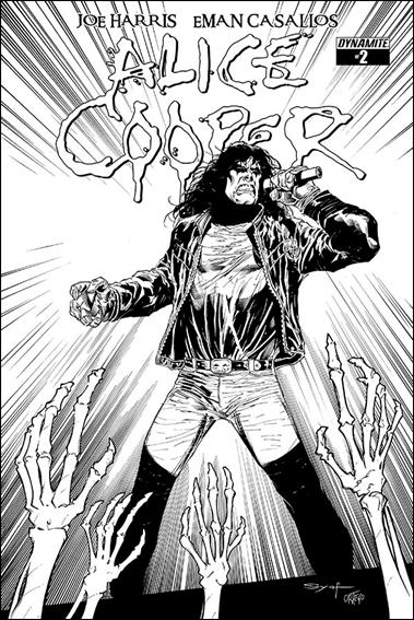 Alice Cooper issue 2-C Ardian Syaf Rare Black & White Cover