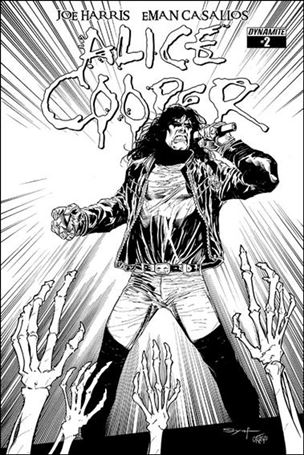 Alice Cooper issue 2-C Ardian Syaf Rare Black & White Cover