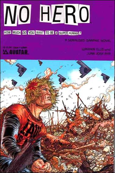 No Hero issue 7-C Wraparound Cover