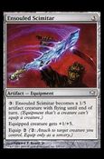 Magic the Gathering: Fifth Dawn (Base Set) card 119 Ensouled Scimitar