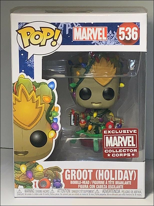 POP! Marvel figure 536 Groot (Holiday)