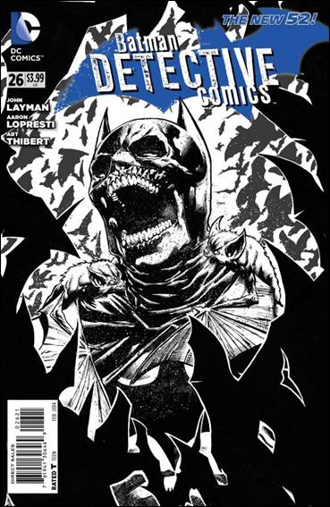 Detective Comics (2011) issue 26-D 1:25 Black and White Cover