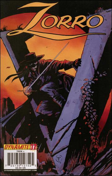 Zorro (2008) issue 17-B Francesco Francavilla Cover