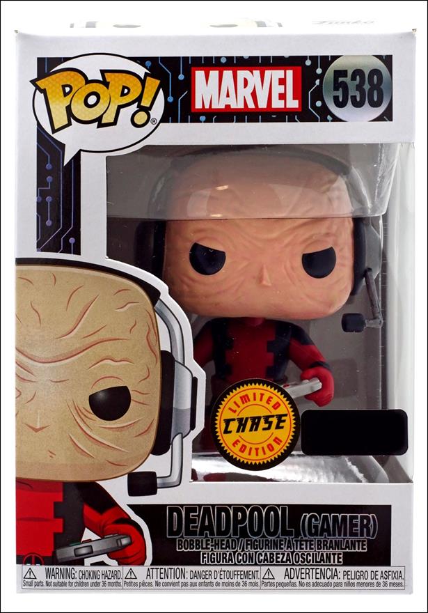 POP! Marvel figure 538 Deadpool Unmasked (Gamer)