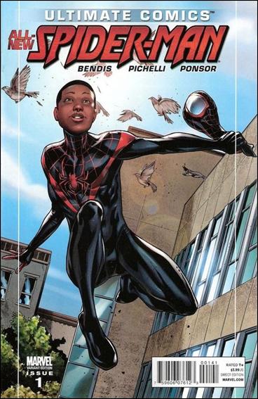Ultimate Comics Spider-Man issue 1-C Sara Pichelli 1:15 Miles Morales Cover