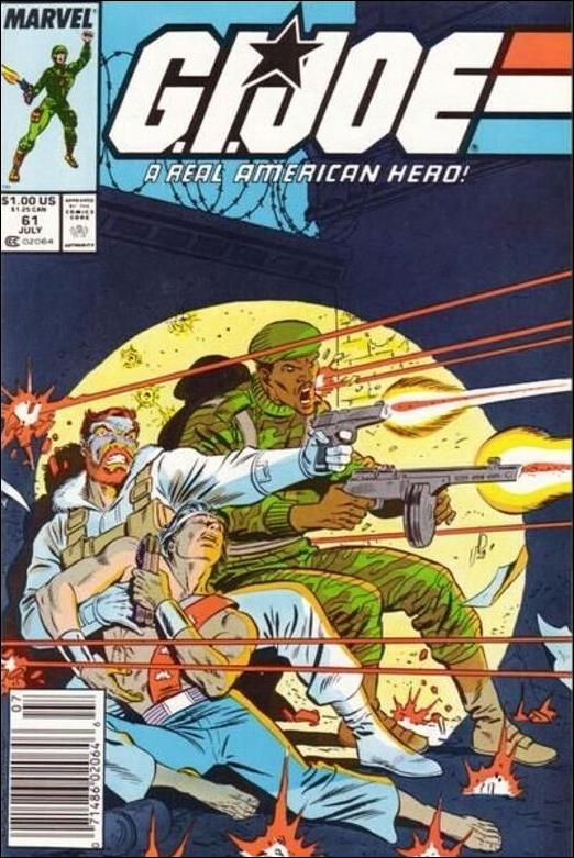 G.I. Joe: A Real American Hero issue 61-B Newsstand Cover