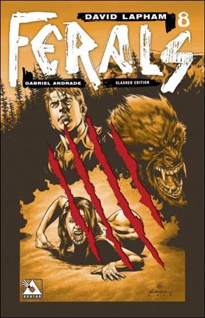 Ferals issue 8-D Slashed Cover
