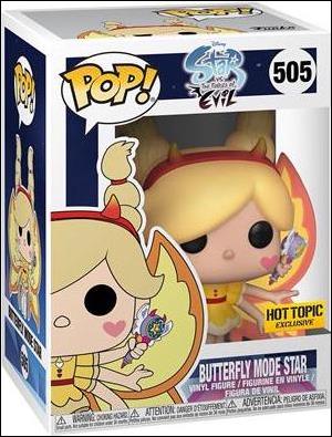 POP! Disney figure 505 Butterfly Mode Star Hot Topic Exclusive