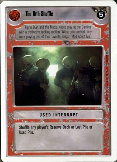 Star Wars: Premiere Unlimited (Base Set) card 279 The Bith Shuffle