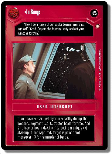 Star Wars: Special Edition Limited (Base Set) card 92 In Range