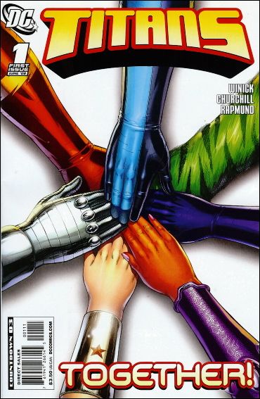 Titans (2008) issue 1 Ian Churchill Cover