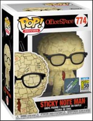 POP! Movies figure 774 Sticky Note Man SDCC 2019 Debut