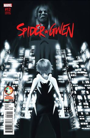 Spider-Gwen (2015/12) issue 12-B Diamond Retailer Summit Black & White Cover