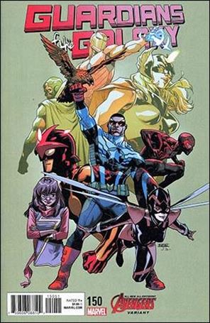 Guardians of the Galaxy (2017) issue 150-K Mahmud Asrar Avengers Cover