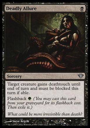 Magic the Gathering: Dark Ascension (Base Set) card 58 Deadly Allure