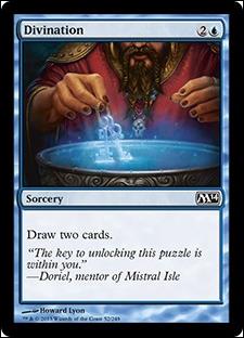 Magic the Gathering: 2014 Core Set (Base Set) card 52 Divination