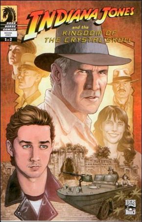 Indiana Jones and the Kingdom of the Crystal Skull issue 1-C Blockbuster Exclusive Luke Ross Cover