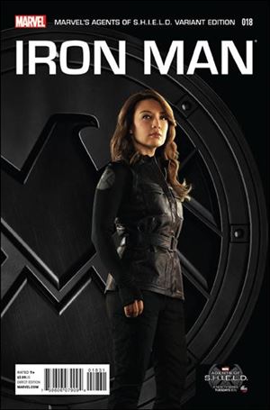 Iron Man (2013) issue 18-B 1:20 Marvel's Agents of S.H.I.E.L.D. Photo Cover