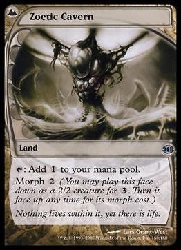 Magic the Gathering: Future Sight (Base Set) card 180 Zoetic Cavern