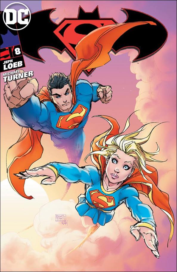 Superman/Batman issue 8-G Michael Turner Supergirl & Superman Cover 1/1000