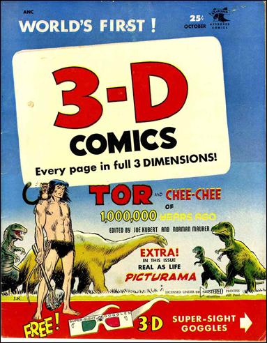3-D Comics issue 2-B Oversized w/ St. John Logo Cover