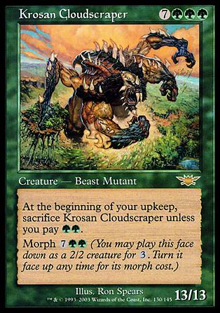 Magic the Gathering: Legions (Base Set) card 130 Krosan Cloudscraper