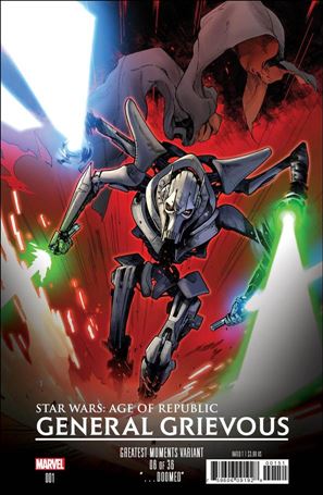 Star Wars: Age of Republic - General Grievous issue 1-D Pepe Larraz Star Wars Greatest Moments Cover