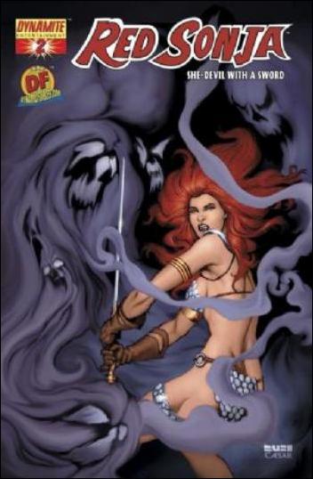 Red Sonja (2005) issue 2-I DF Mel Rubi Fiery Red Foil Edition