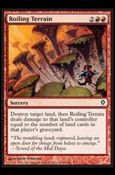 Magic the Gathering: Worldwake (Base Set) card 88 Roiling Terrain